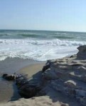 Wilder Ranch, waves and stone
