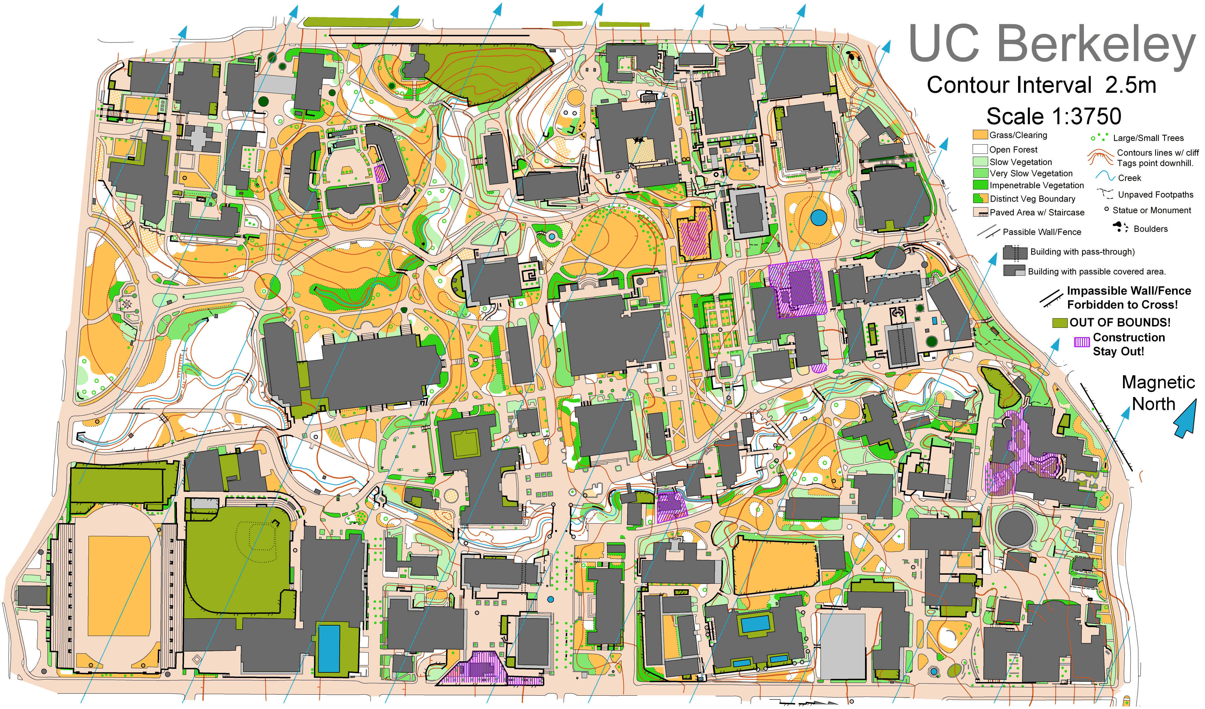 Map Of Uc Berkeley - United States Map