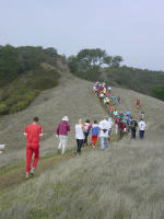 Mass start at the 2002 Golden Goat at Las Trampas
